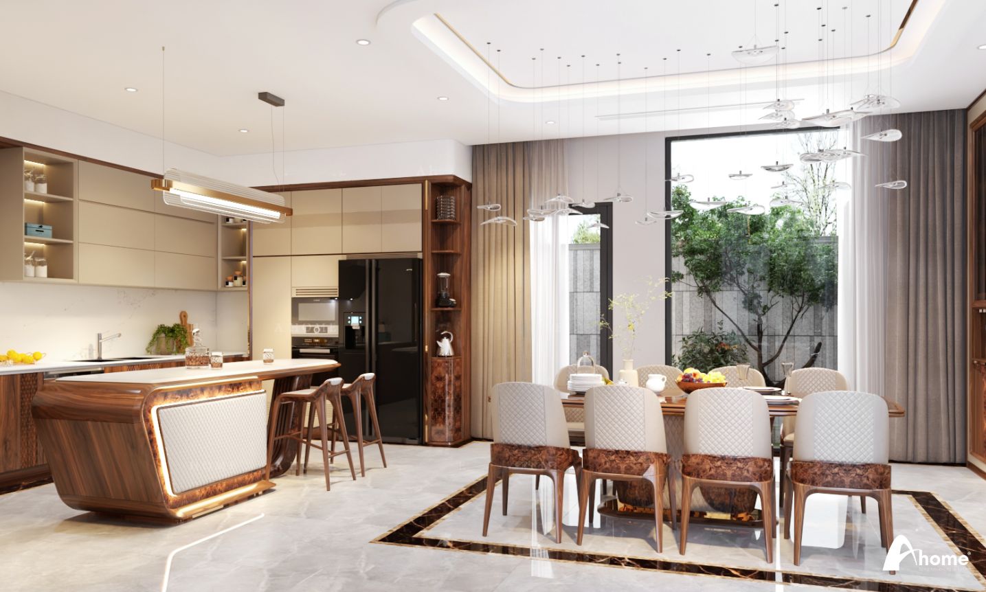 Thiết kế nội thất nhà phố