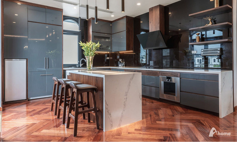 thiết kế nội thất biệt thự vinhomes the harmony
