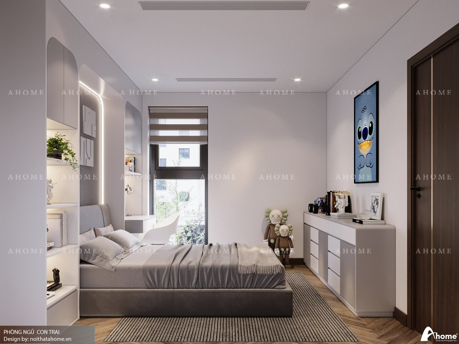 Thiết kế cửa sổ chất liệu nhôm kính mang lại độ bền cao