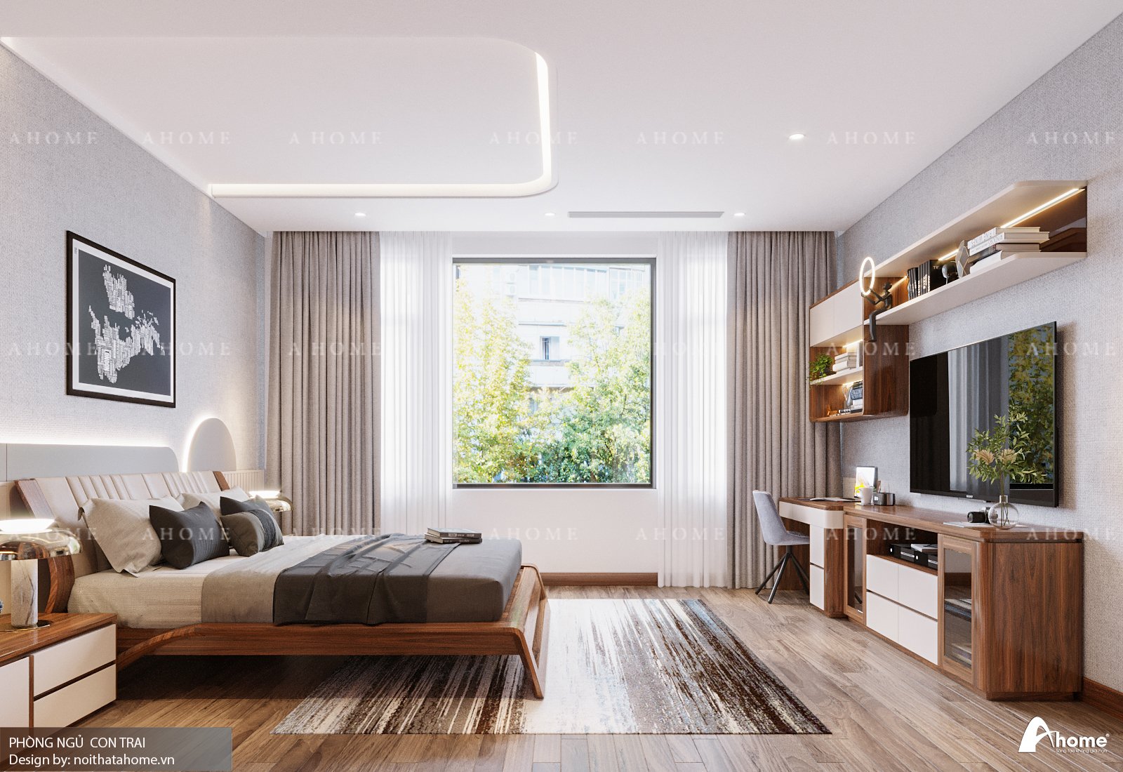 Lựa chọn kiểu dáng cửa sổ phù hợp với không gian phòng ngủ 