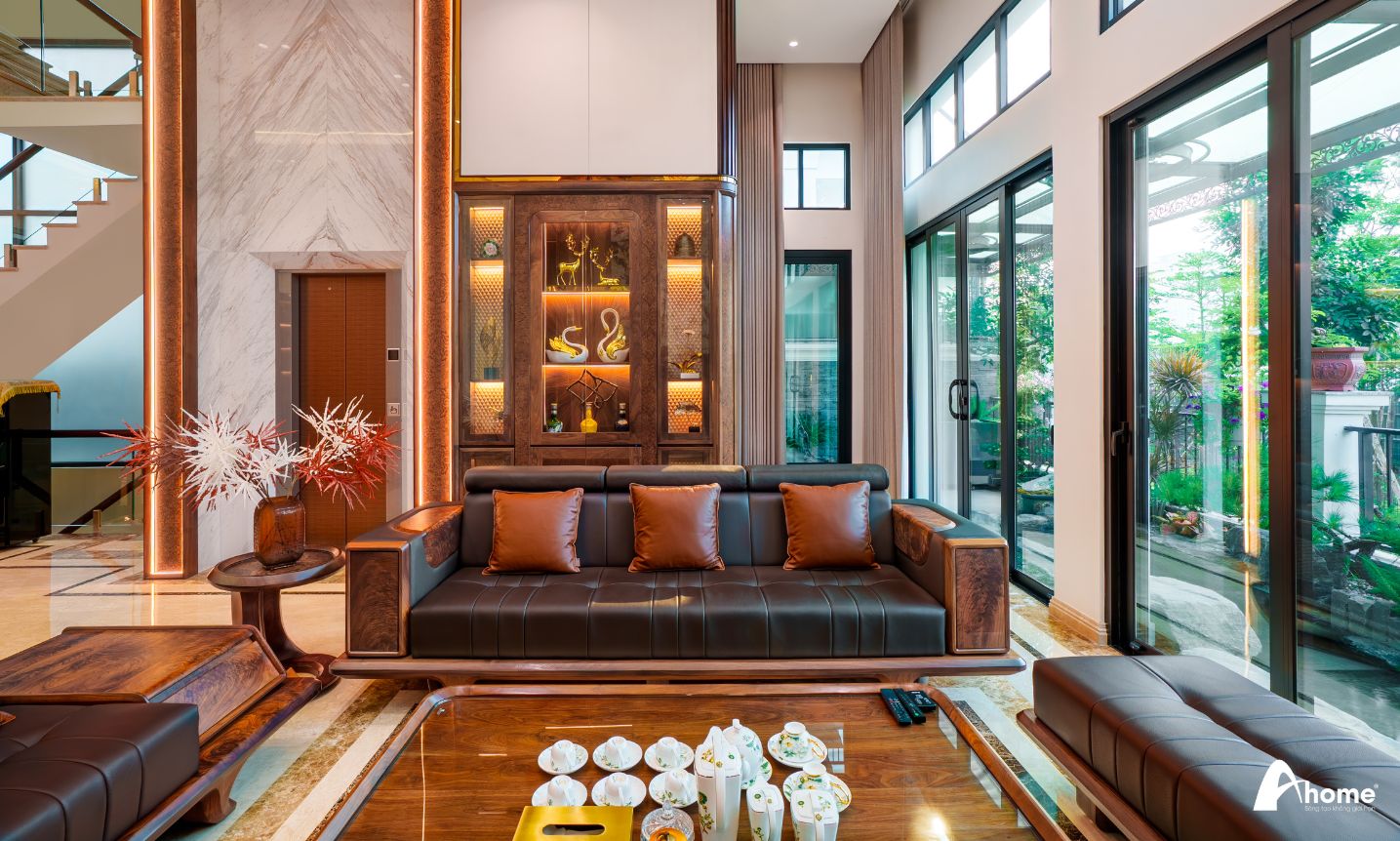Ghế sofa 3 chỗ phù hợp với không gian mở