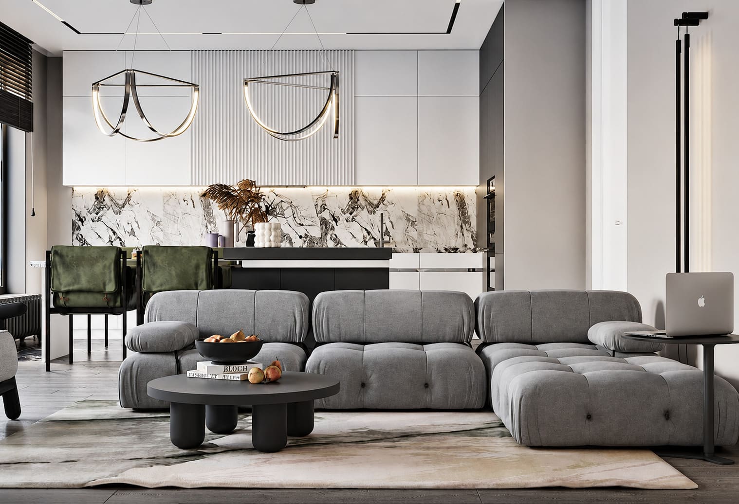 kích thước sofa chữ l