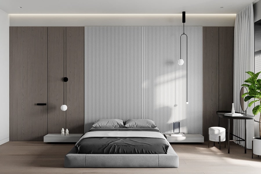 Phòng ngủ được thiết kế theo phong cách Minimalism (Nguồn sưu tầm)