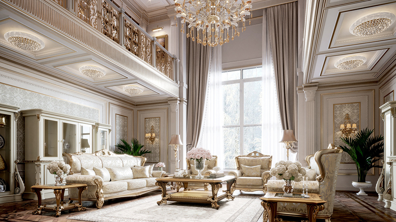 Mẫu thiết kế nội thất tân cổ điển tôn lên vẻ đẹp quyền quý, sang trọng cho gia chủ (Nguồn sưu tầm)