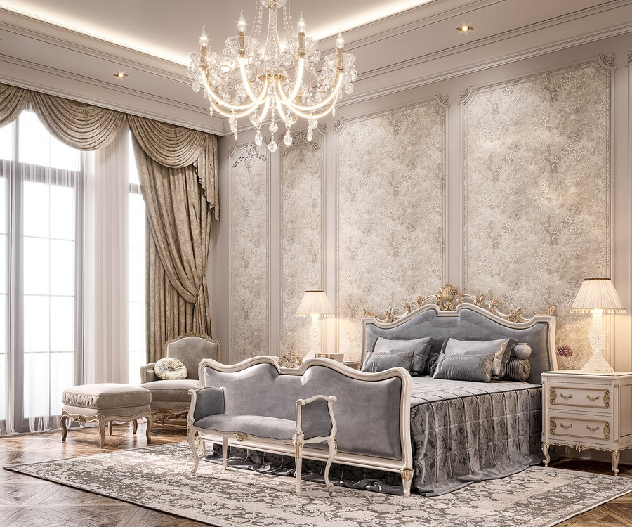 Phong cách hoàng gia với chi tiết trang trí tinh xảo, lộng lẫy (Nguồn: sưu tầm)