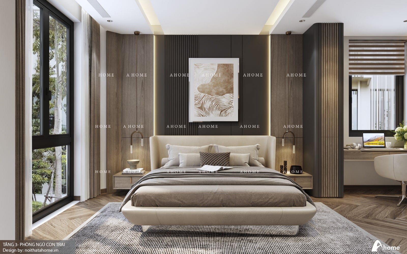 Trang trí phòng ngủ đẹp cho nữ cá tính 