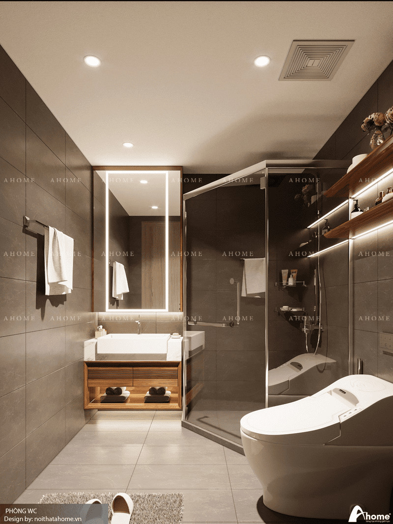 Mẫu thiết kế cửa trượt, đẩy cho phòng tắm