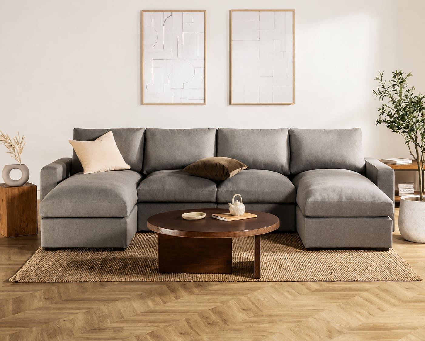 sofa chữ u