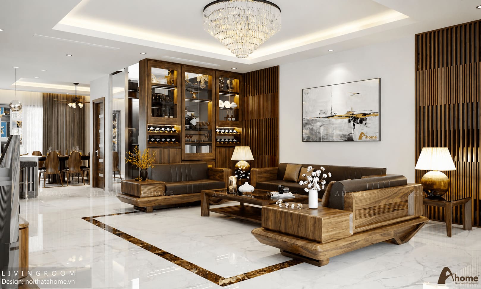 sofa chữ u