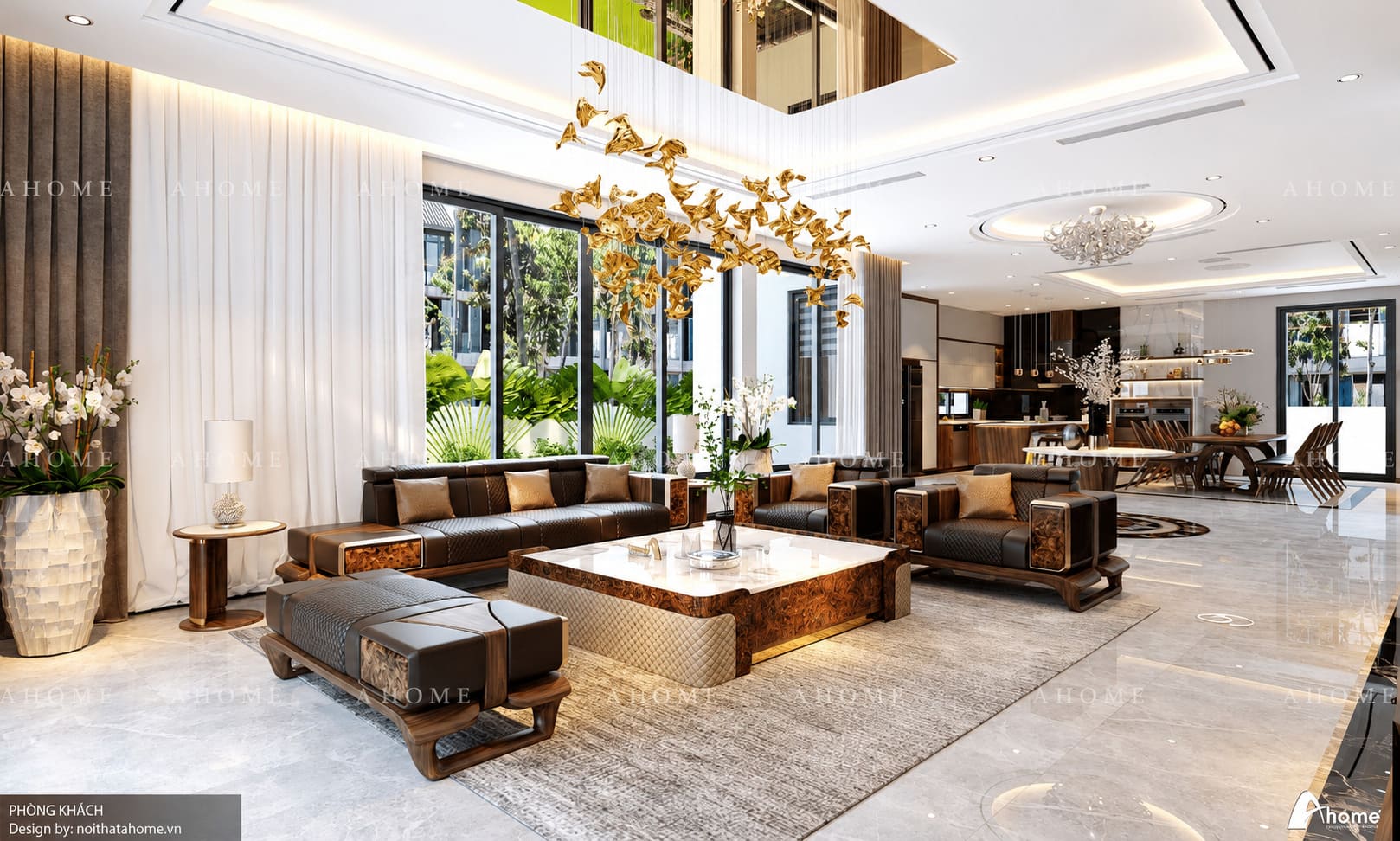 sofa chữ u