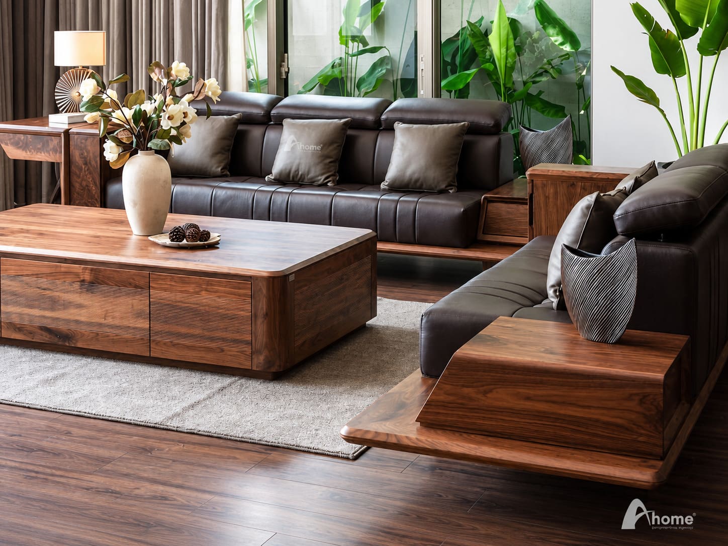 sofa văng gỗ