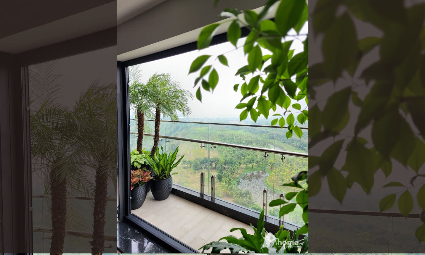 Ban công rộng cần đảm bảo các biện pháp an toàn 