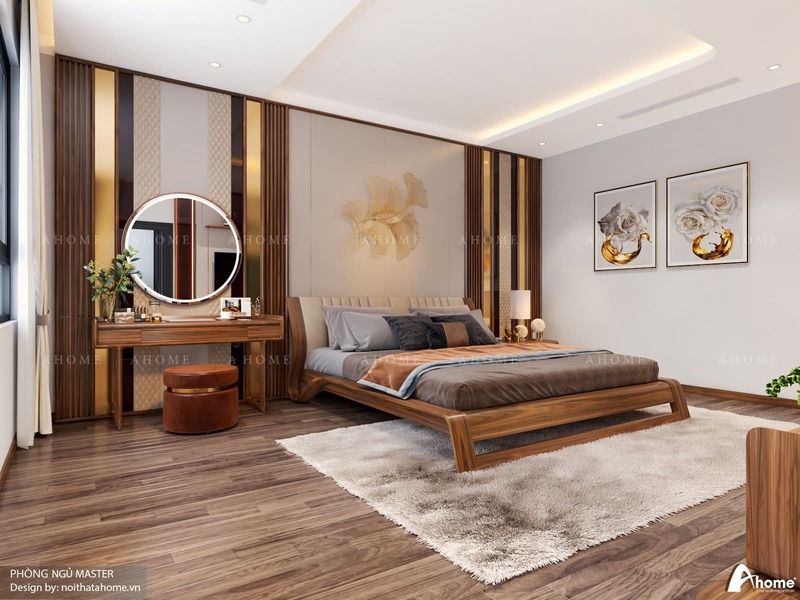 BST mẫu thiết kế nội thất biệt thự phòng ngủ cao cấp