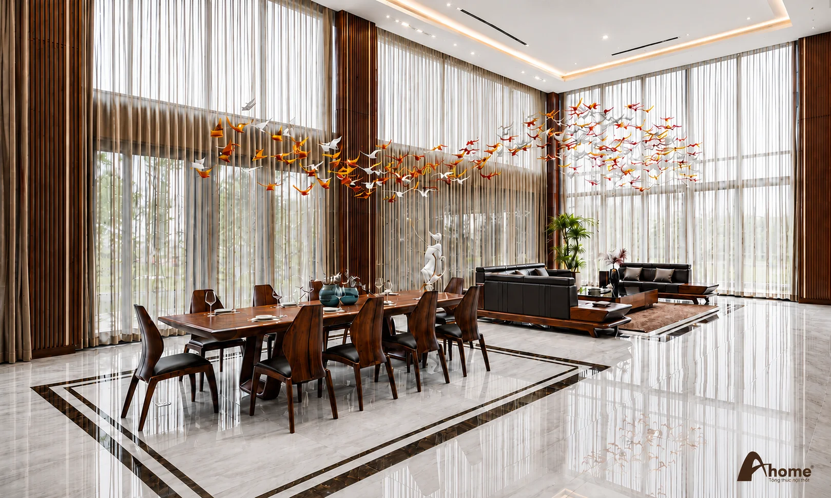thiết kế nội thất biệt thự Splendora Bắc An Khánh