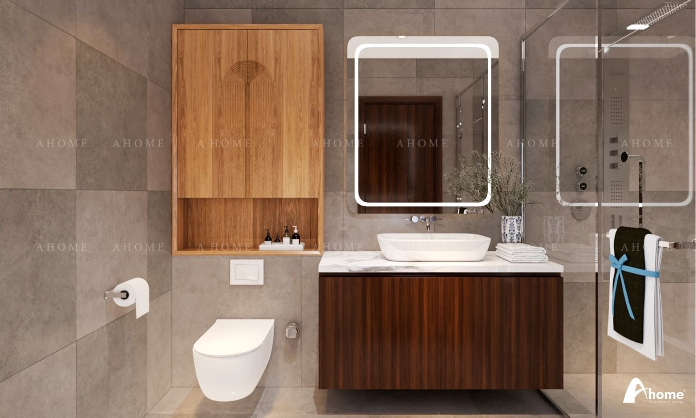 thiết kế nội thất biệt thự Vinhomes Green Bay