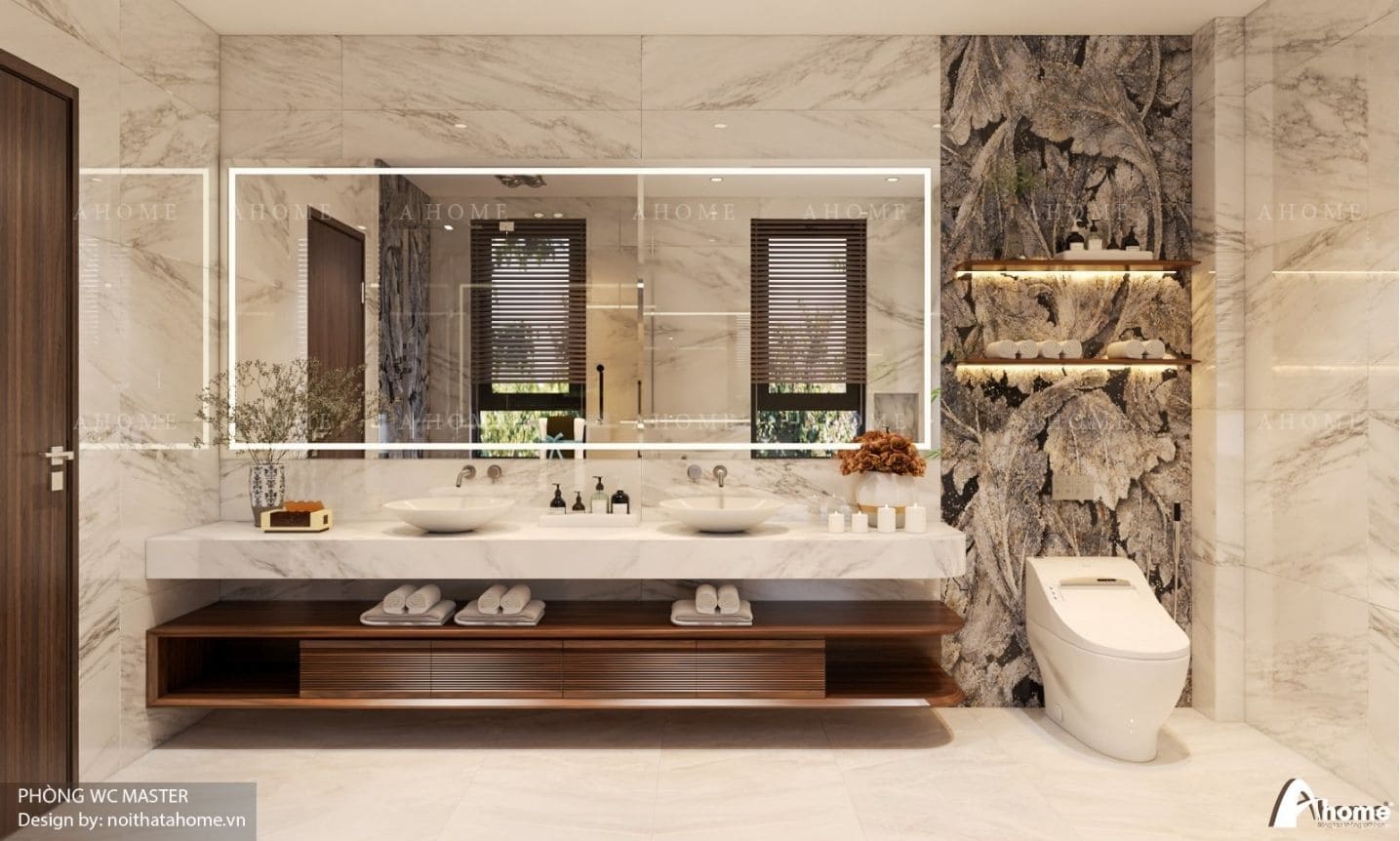 thiết kế nội thất biệt thự Vinhomes Green Bay