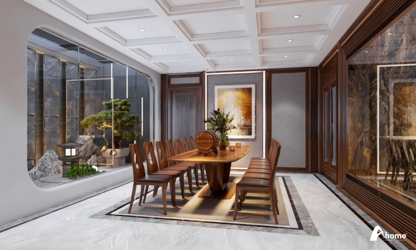 thiết kế nội thất biệt thự Vinhomes Green Bay