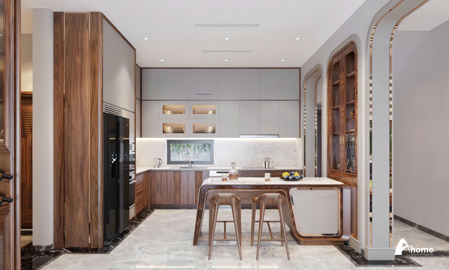 thiết kế nội thất biệt thự Vinhomes Riverside