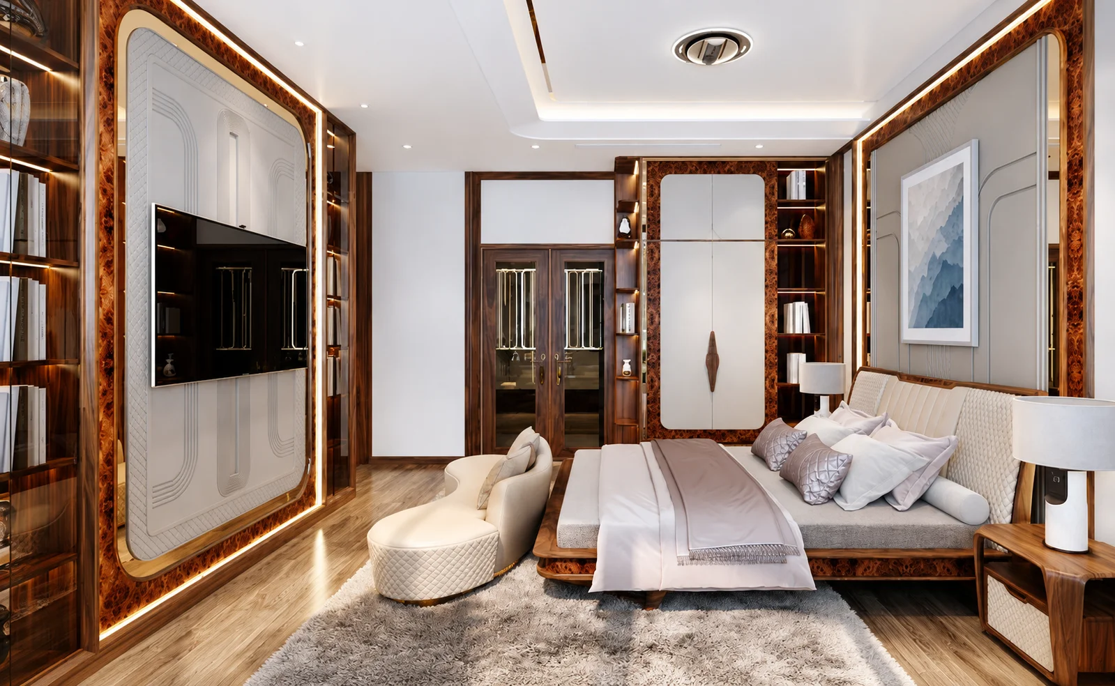 thiết kế nội thất biệt thự Vinhomes Riverside