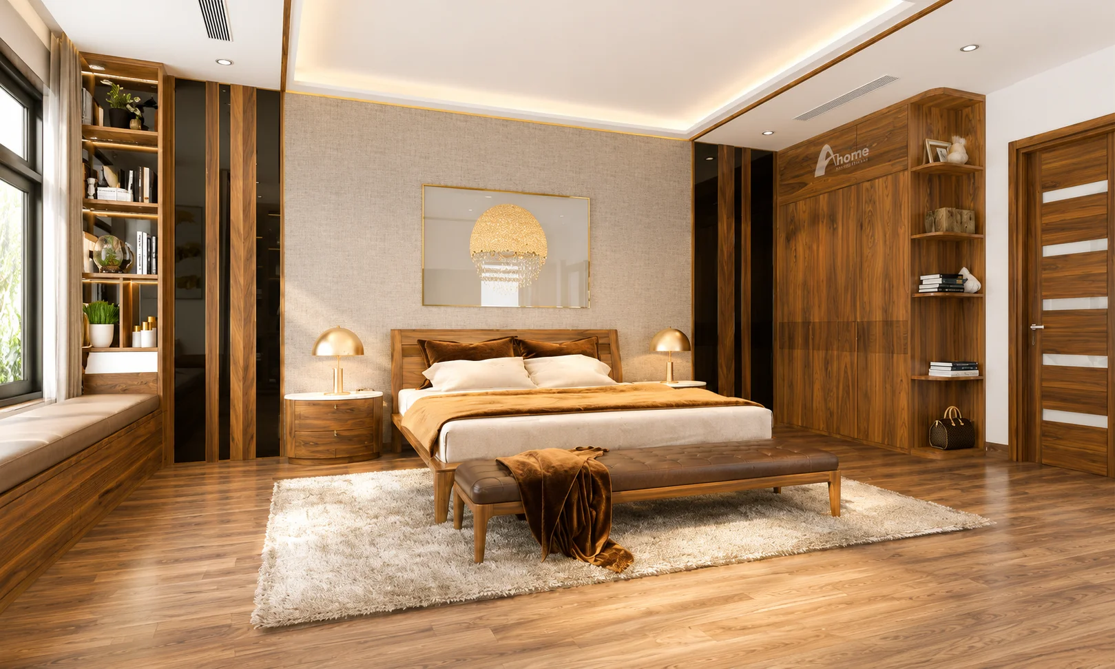 thiết kế nội thất biệt thự vinhomes the harmony