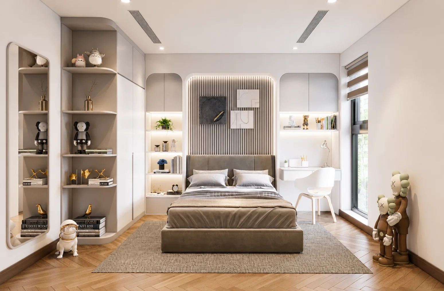 thiết kế nội thất biệt thự vinhomes the harmony