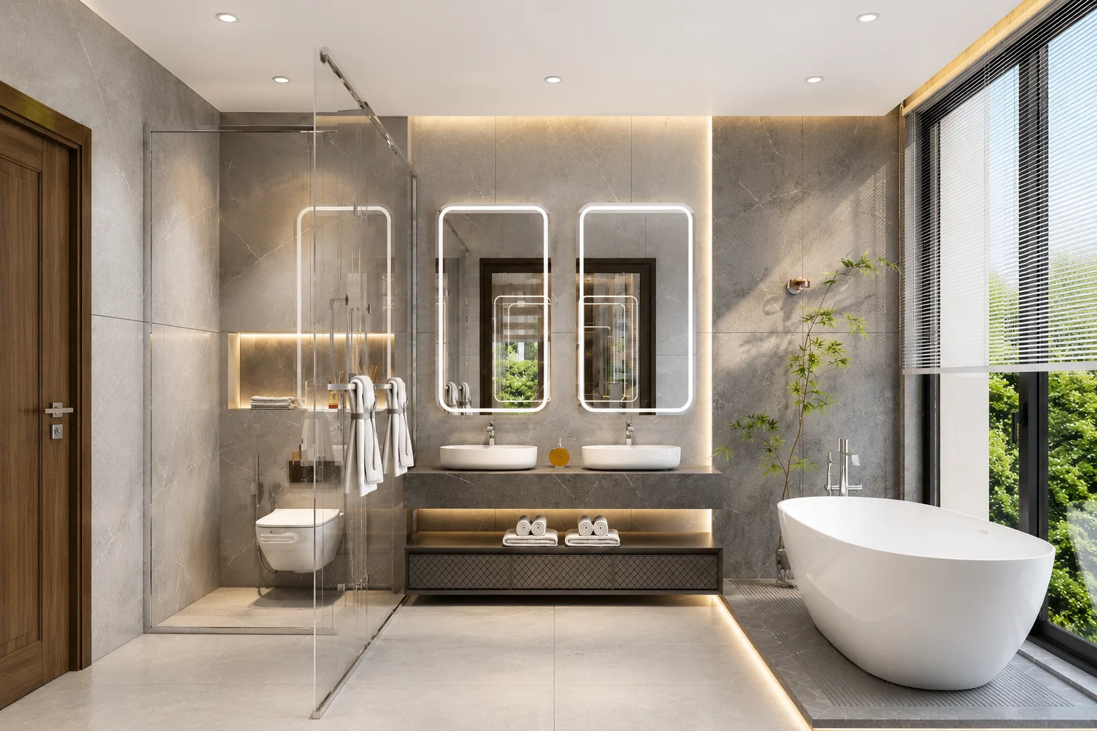 thiết kế nội thất biệt thự vinhomes the harmony
