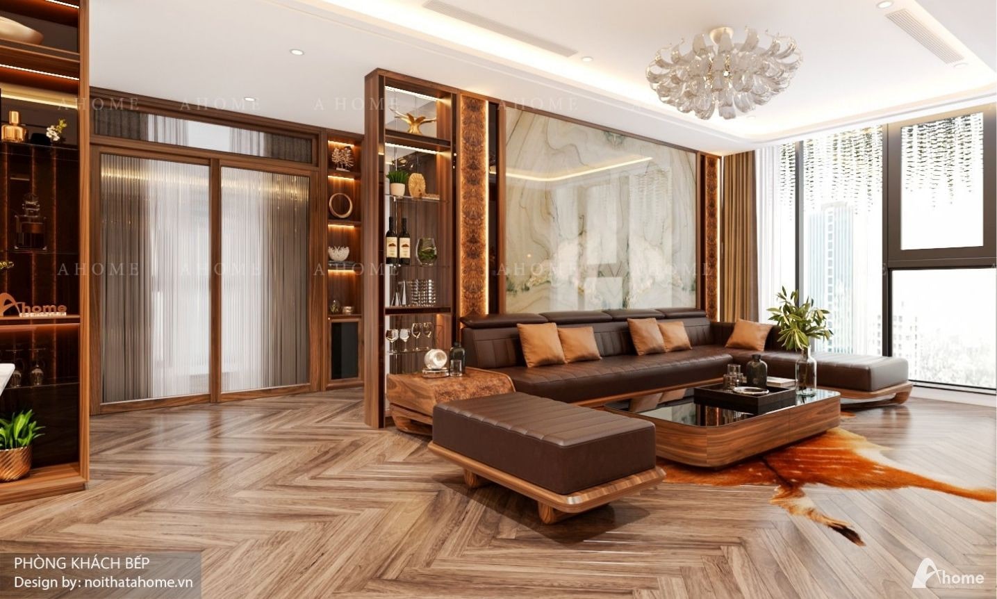 thiết kế nội thất chung cư 1 phòng ngủ