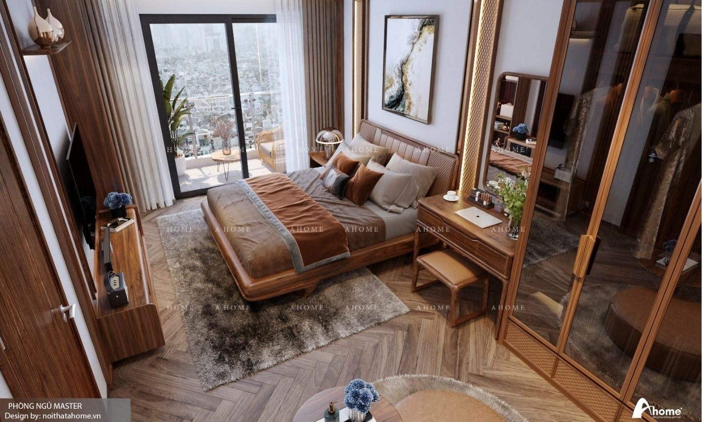 thiết kế nội thất chung cư 1 phòng ngủ