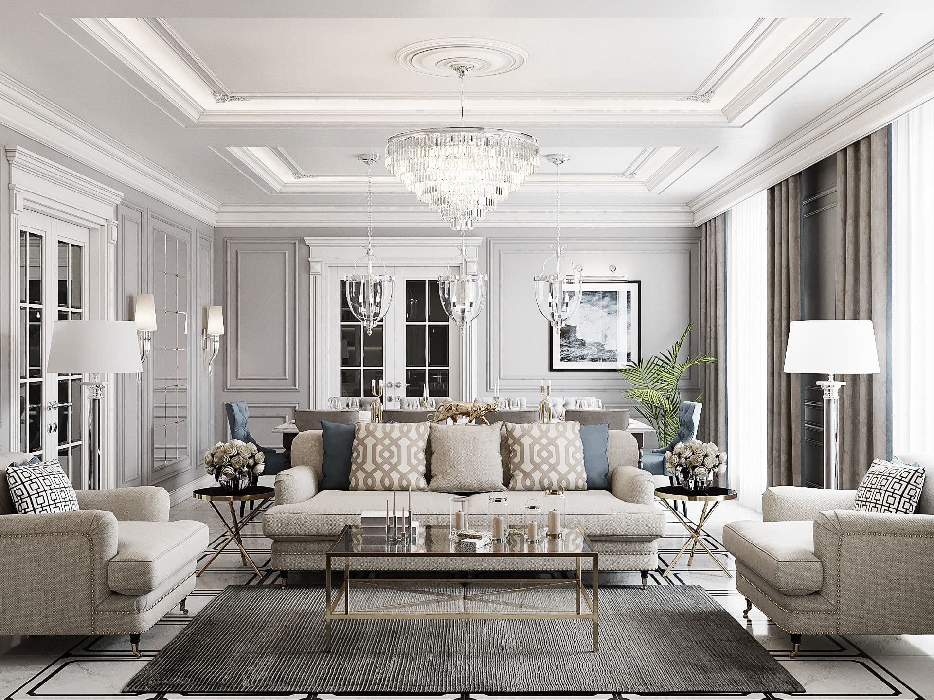 thiết kế nội thất chung cư 1 phòng ngủ