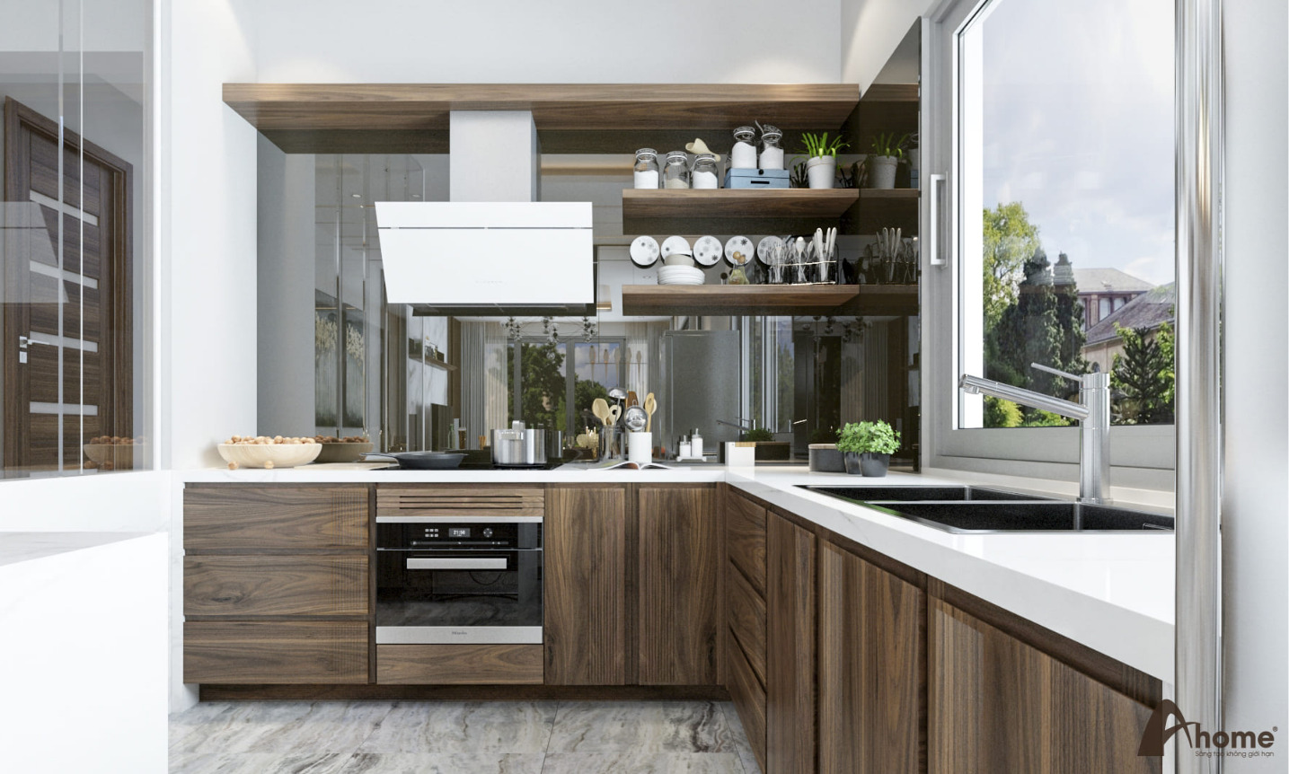 thiết kế nội thất căn hộ 2 phòng ngủ đẹp