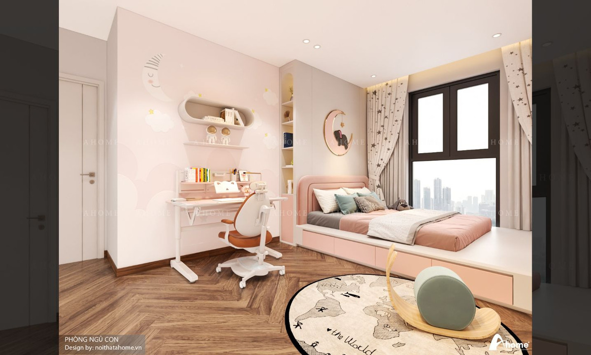thiết kế nội thất căn hộ 3 phòng ngủ