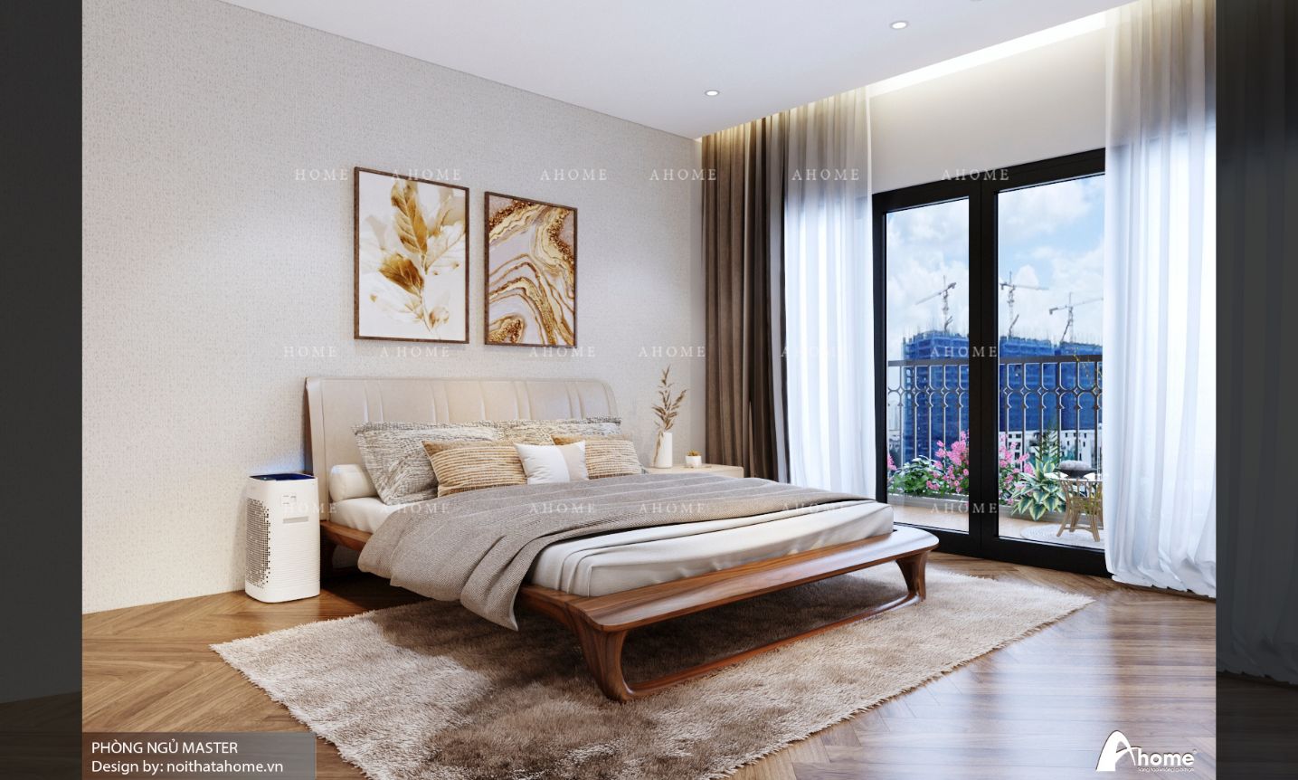 Thiết kế nội thất chung cư 55m2 phong cách tối giản