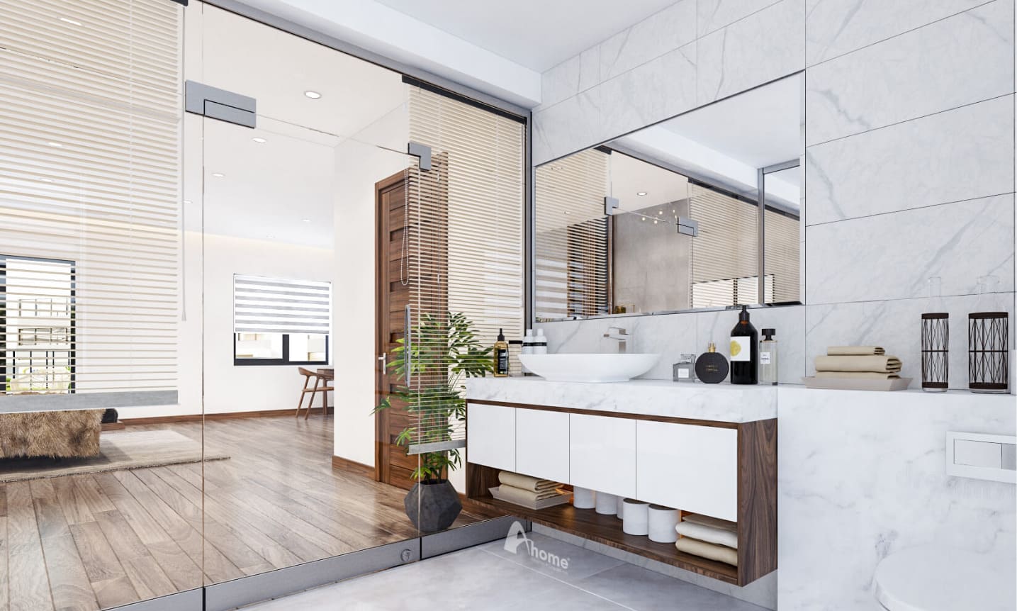 thiết kế nội thất chung cư 56m2