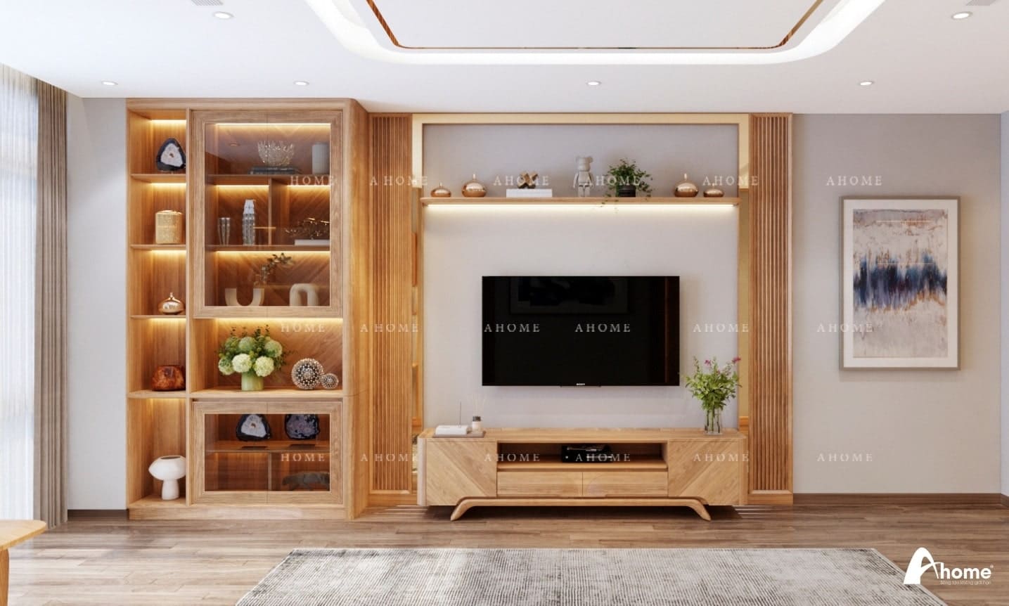 thiết kế nội thất chung cư 56m2