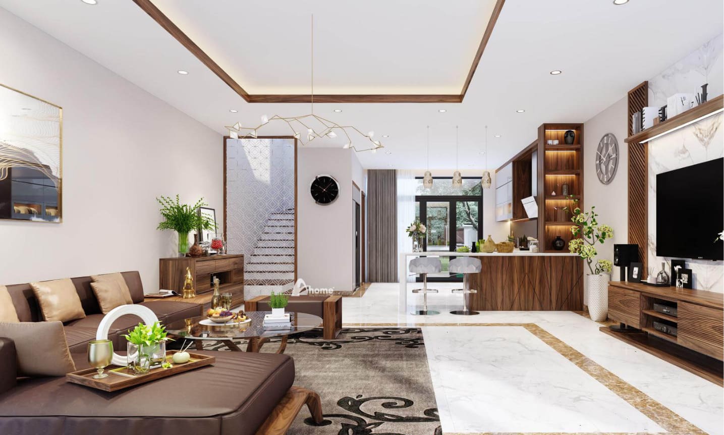 thiết kế nội thất chung cư 56m2
