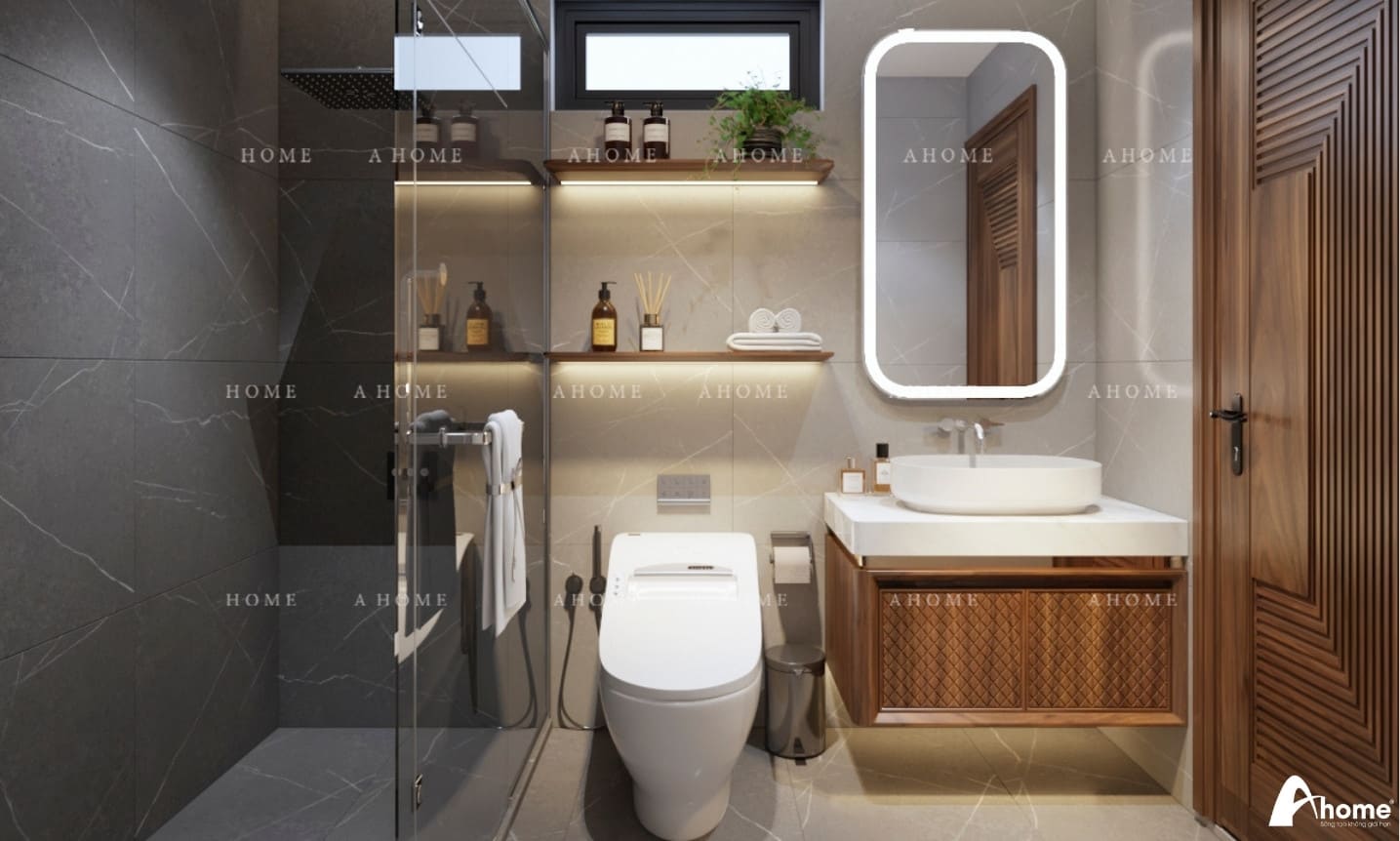thiết kế nội thất chung cư 56m2