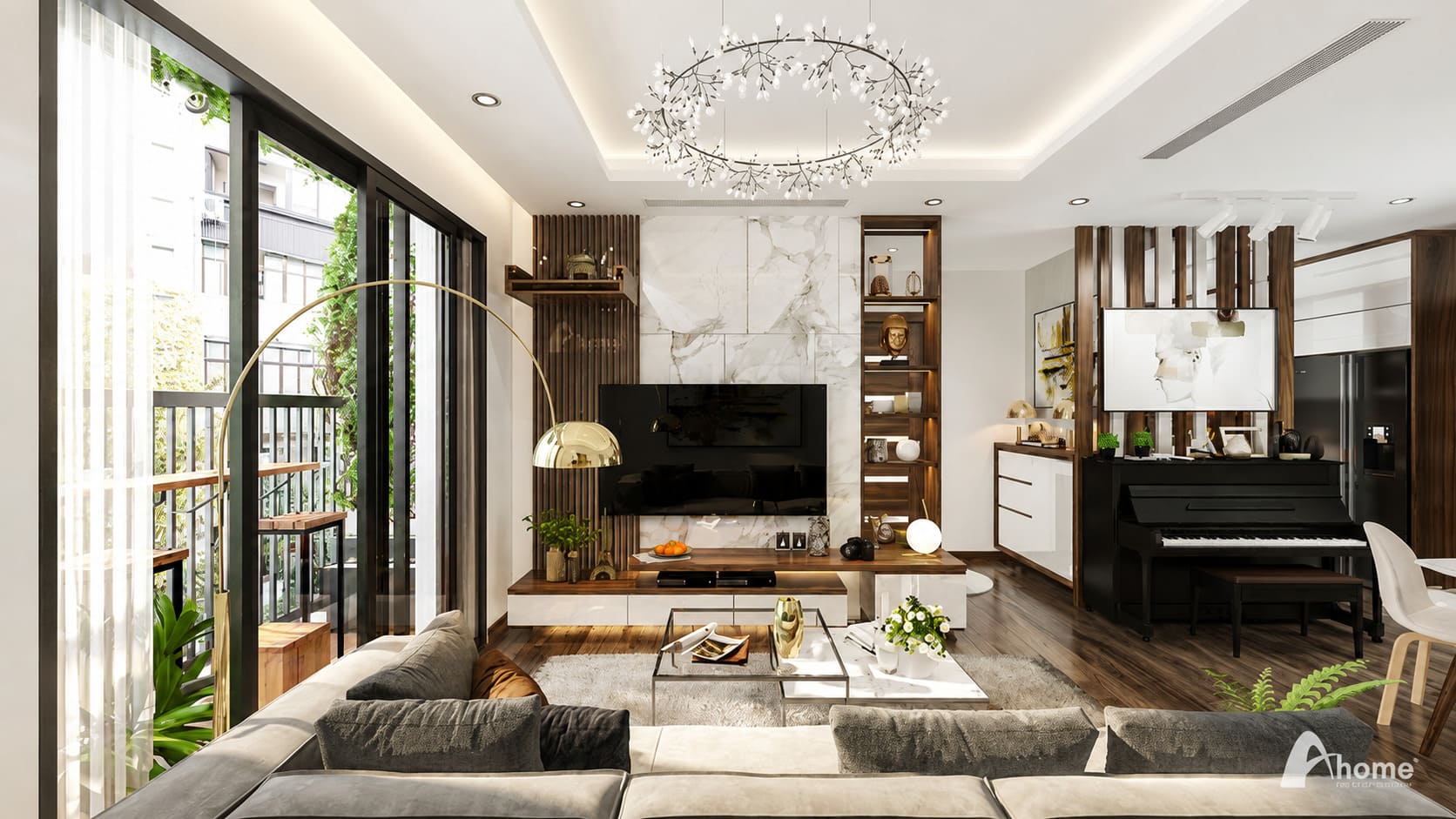 thiết kế nội thất chung cư royal city