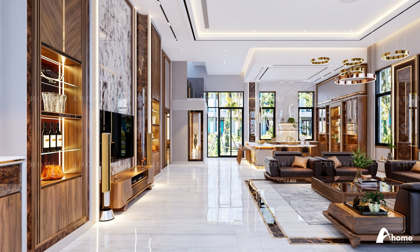 thiết kế nội thất nhà phố