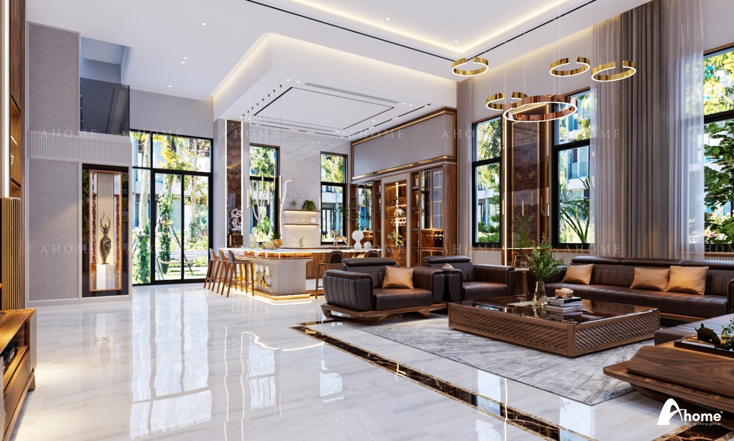 thiết kế nội thất nhà phố