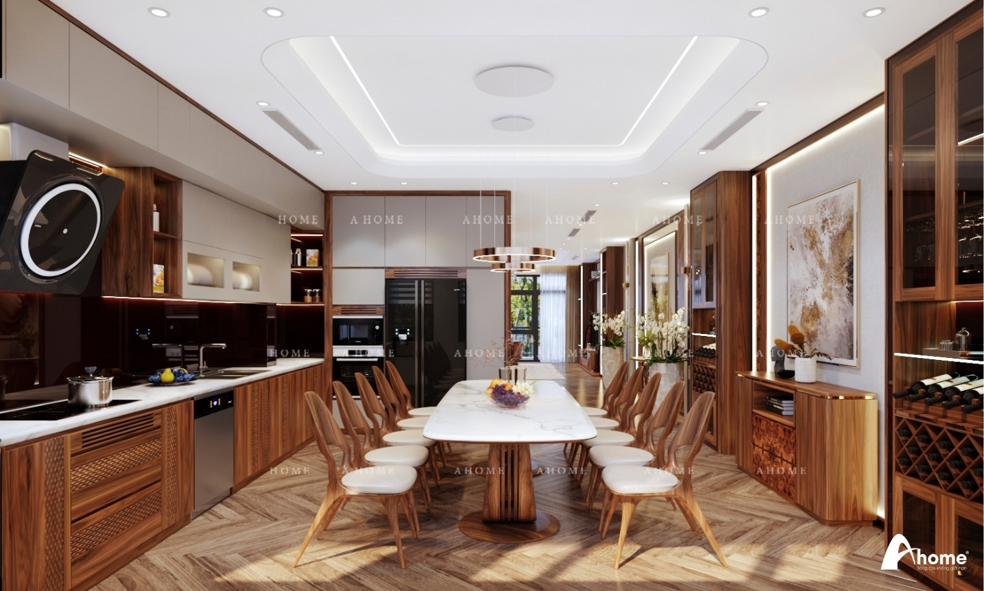 thiết kế nội thất nhà phố