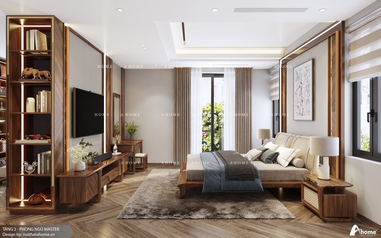 Phòng ngủ diện tích 12m2 có không gian hạn chế