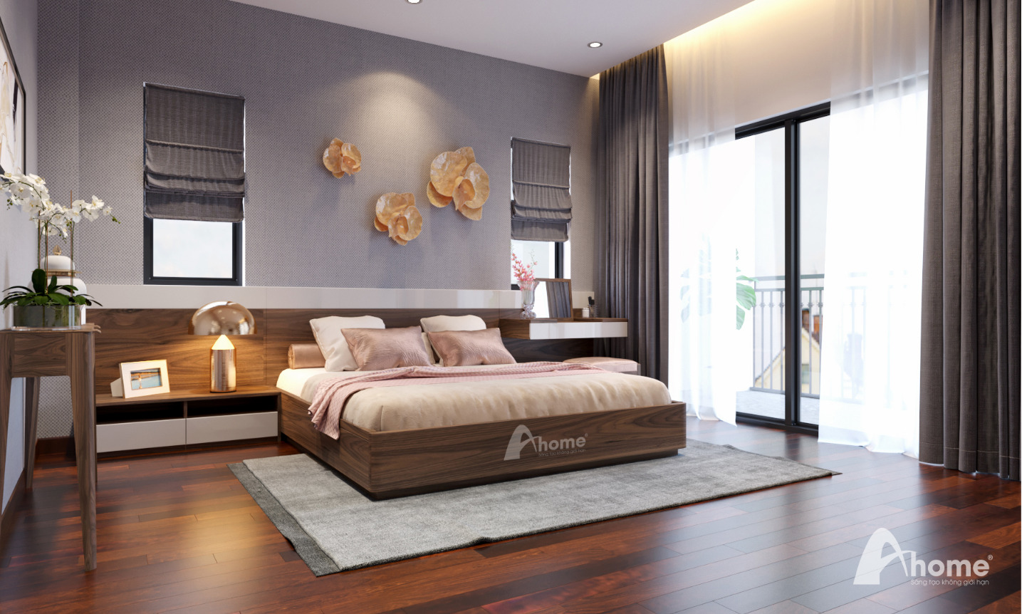 Thiết kế cho phòng ngủ lớn 30m2