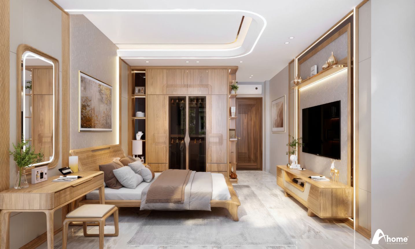 Mẫu phòng ngủ dành cho vợ chồng
