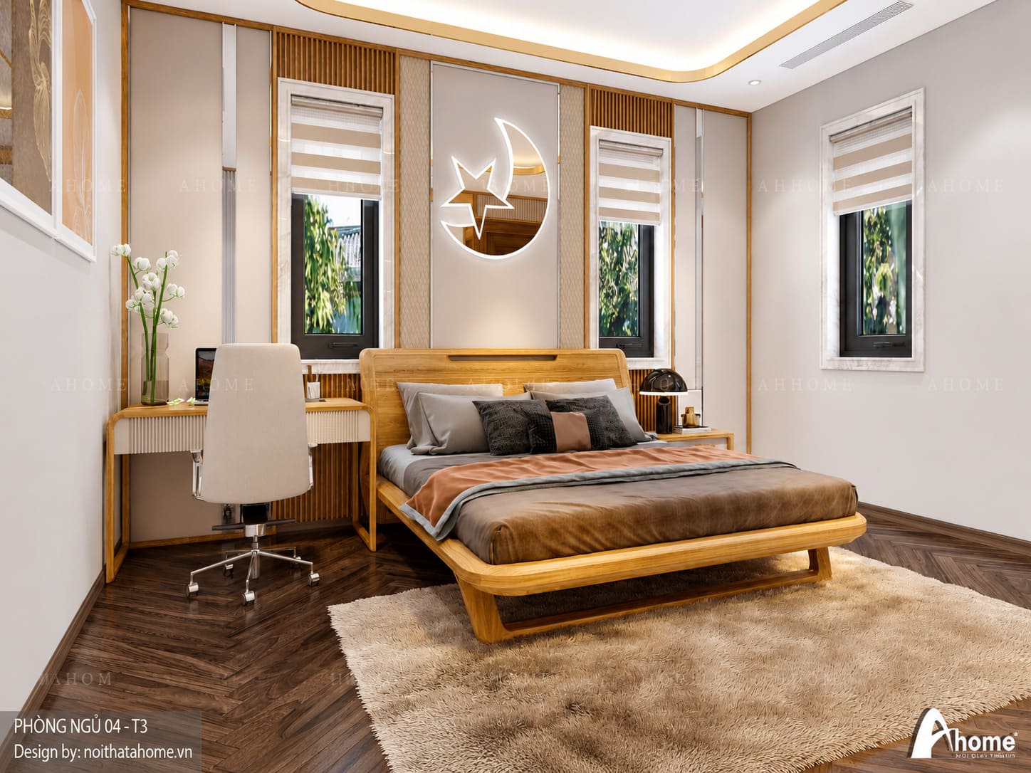thiết kế nội thất phòng ngủ chung cư
