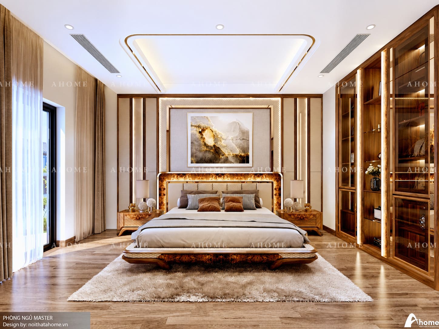 thiết kế nội thất phòng ngủ chung cư