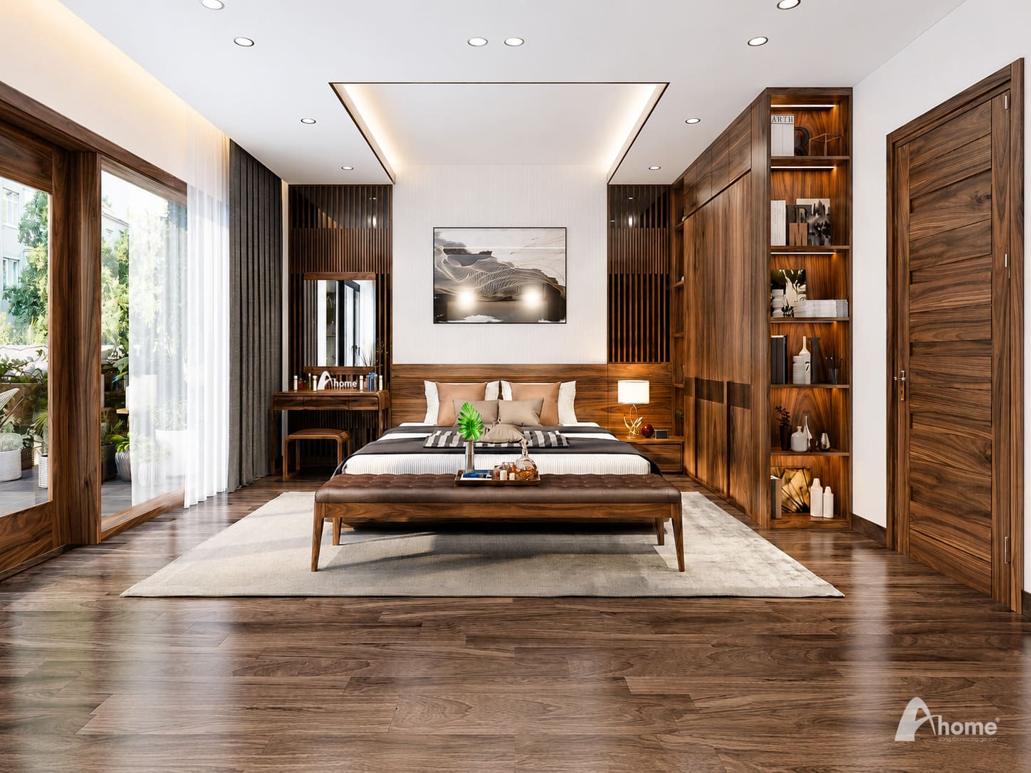 thiết kế nội thất phòng ngủ chung cư