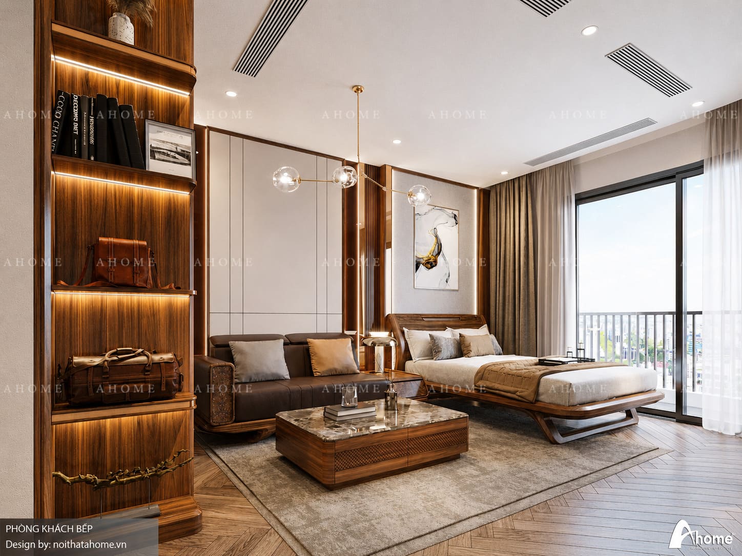 thiết kế nội thất phòng ngủ chung cư