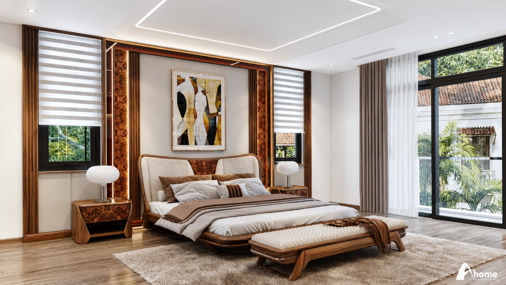 thiết kế nội thất phòng ngủ chung cư