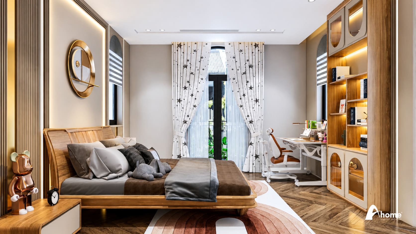 thiết kế nội thất phòng ngủ chung cư