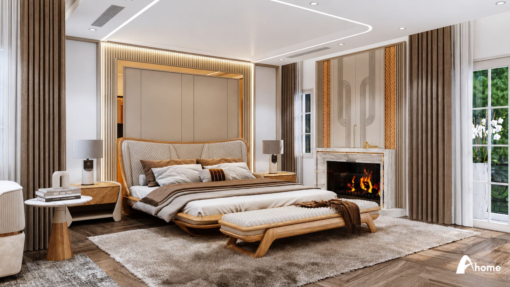 thiết kế nội thất phòng ngủ chung cư